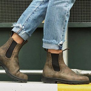 Blundstone Rustic Brown High Tops- Women's 7